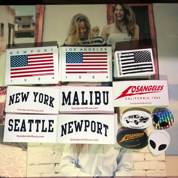 100 Brandy Melville Stickers - Picture 2 of 5